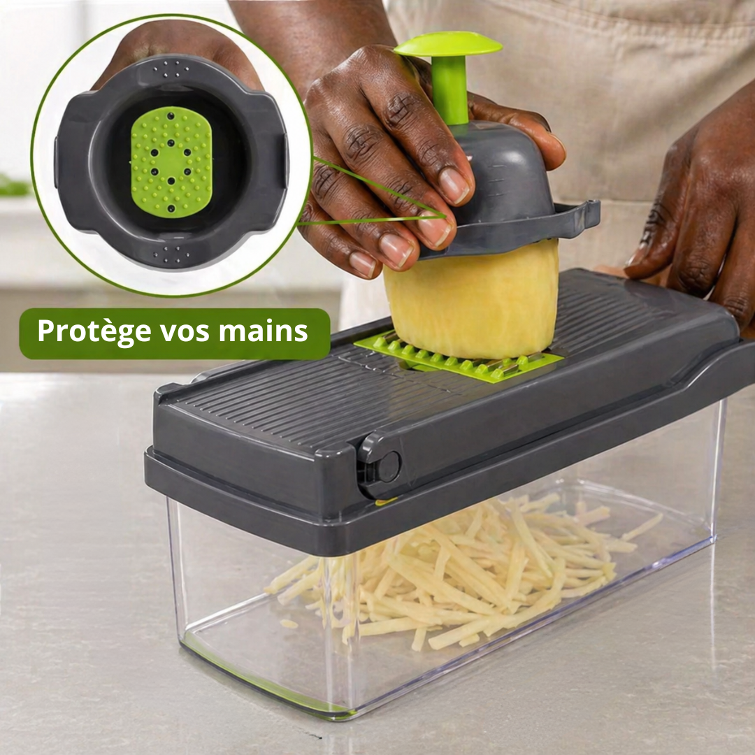 Cutfast: Découpes légumes multi-fonction 16 en 1