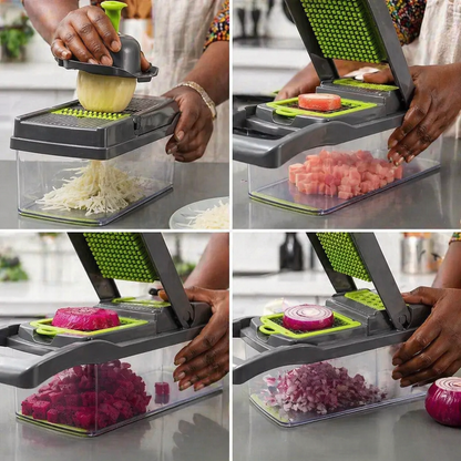 Cutfast: Découpes légumes multi-fonction 16 en 1