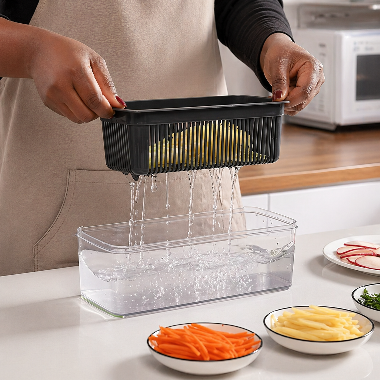 Cutfast: Découpes légumes multi-fonction 16 en 1