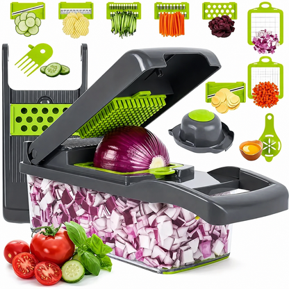 Cutfast: Découpes légumes multi-fonction 16 en 1