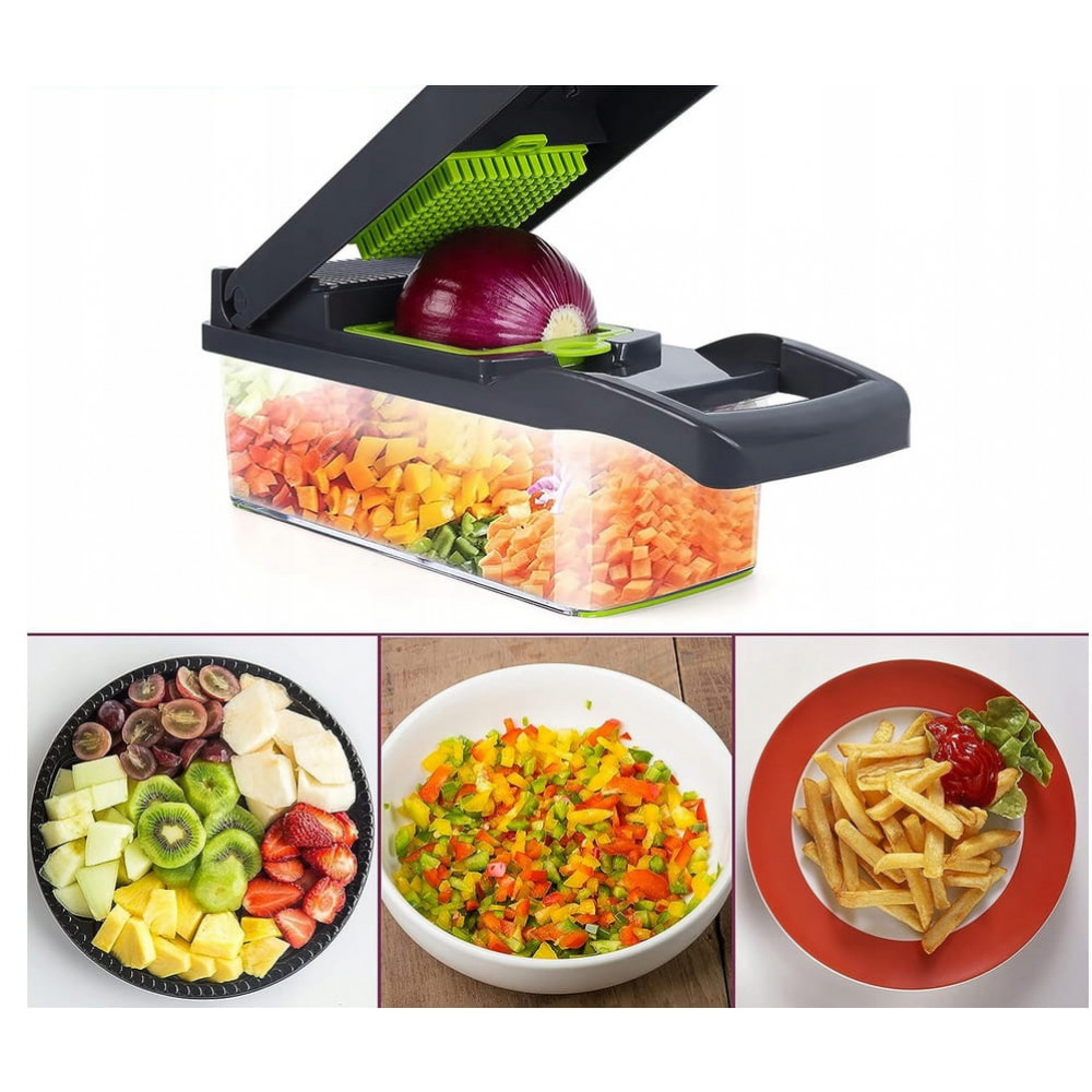 Cutfast: Découpes légumes multi-fonction 16 en 1